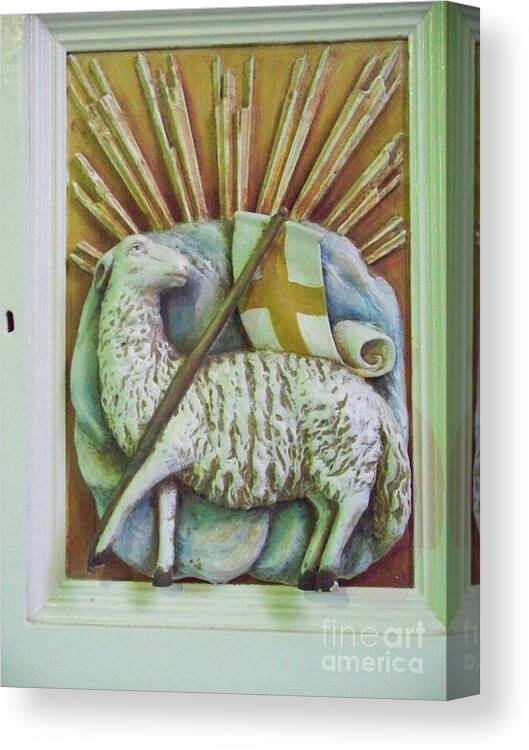 Lamb Of God Canvas Print featuring the photograph Lamb of God by Seaux-N-Seau Soileau