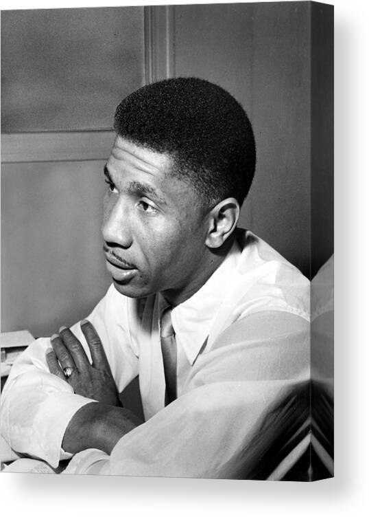 African American Canvas Print featuring the photograph Medgar Evers, Chief Officer Of Naacp by Everett