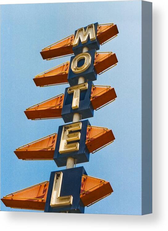 Motel Canvas Print featuring the photograph Motel by Matthew Bamberg