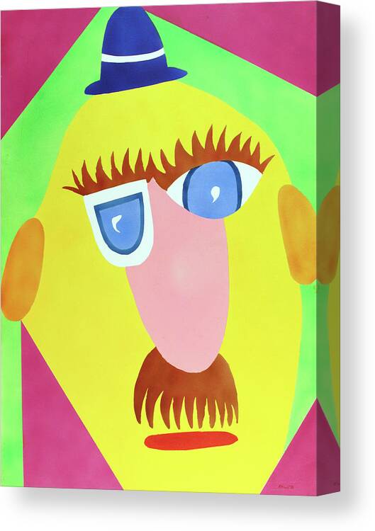 Modern Art Canvas Print featuring the painting Mr. Strangefellow by Thomas Blood
