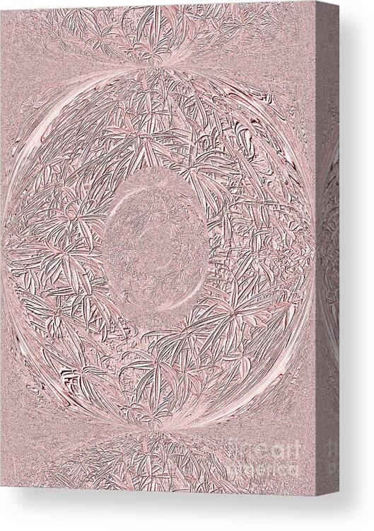 Art Canvas Print featuring the digital art Mystic Pink. Art by Oksana Semenchenko