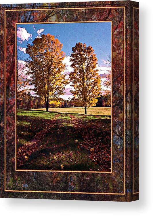 October Afternoon Beauty Canvas Print featuring the photograph October Afternoon Beauty by Joy Nichols