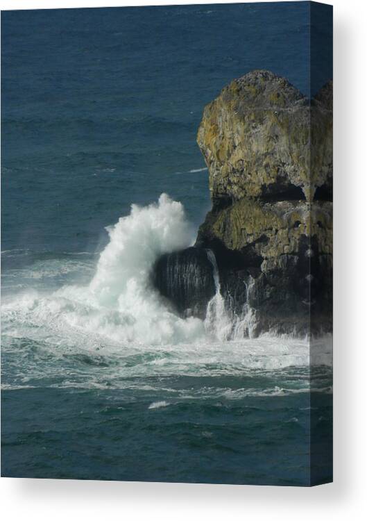 Oregon Canvas Print featuring the photograph Original Splash by Gallery Of Hope 