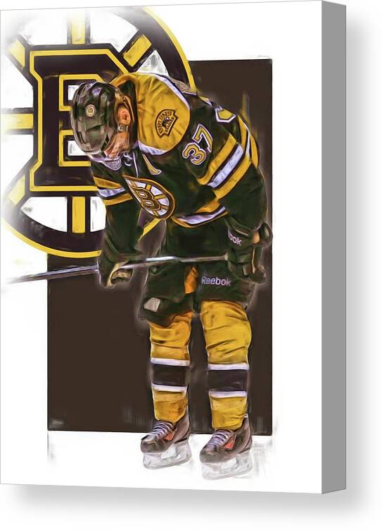 Patrice Bergeron Boston Bruins Oil Art 2 Toddler T-Shirt by Joe Hamilton -  Fine Art America