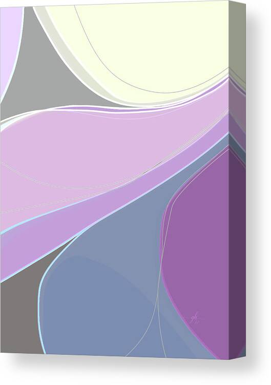 Abstract Canvas Print featuring the digital art Pierrepont by Gina Harrison