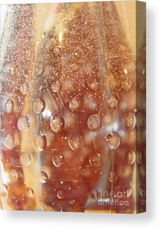 Bottle Canvas Print featuring the photograph Plastic Bottle Abstract 2 by Sarah Loft