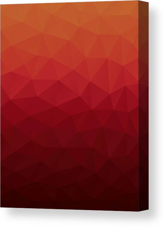 Abstract Canvas Print featuring the digital art Polygon by Mike Taylor