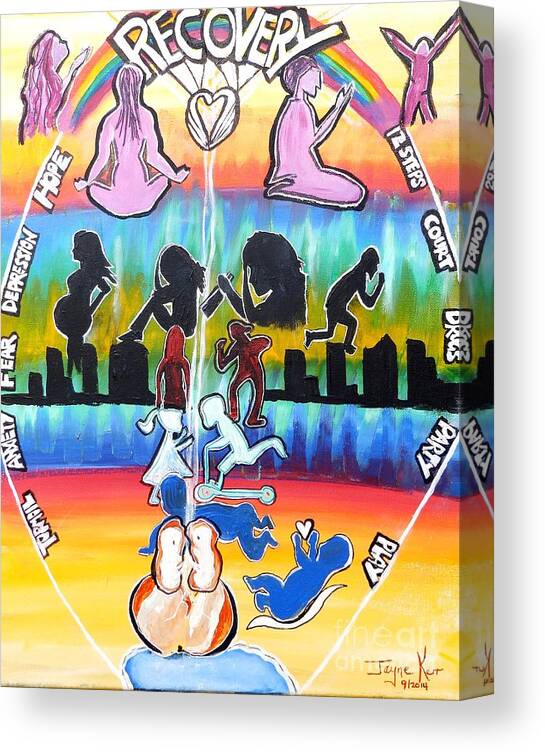 Recovery Canvas Print Canvas Print featuring the painting Recovery by Jayne Kerr