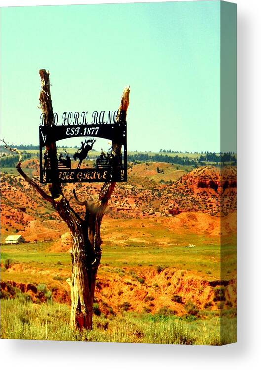 Ranch Logos Canvas Print featuring the photograph Red Fork Ranch by Antonia Citrino
