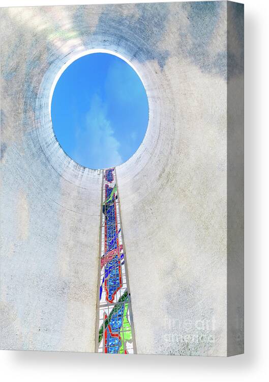 Circle Canvas Print featuring the photograph Reflections of Spirit by Kathy Strauss