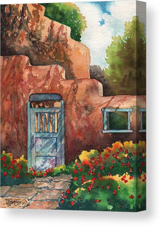 Im Gordon Canvas Print featuring the painting Shadows on the wall by Timithy L Gordon