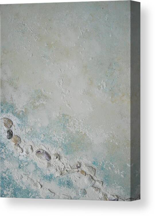 Seascape Canvas Print featuring the painting Soul I by Jacqui Hawk