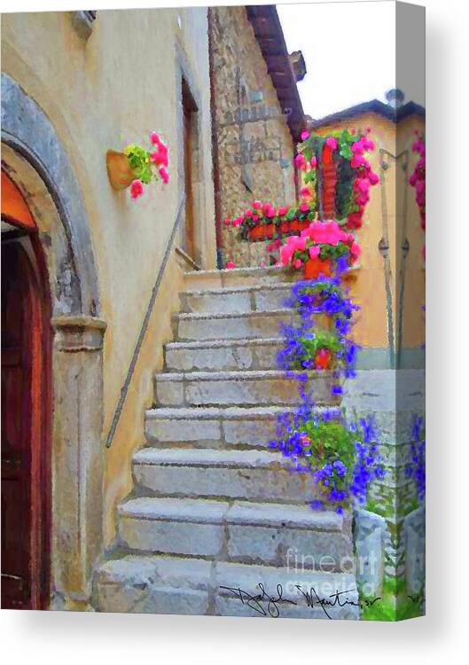  Canvas Print featuring the photograph Springtime in Italy by Art Mantia