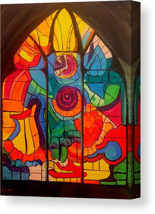 Stained glass Canvas Print / Canvas Art by Rhonda Mills - Pixels