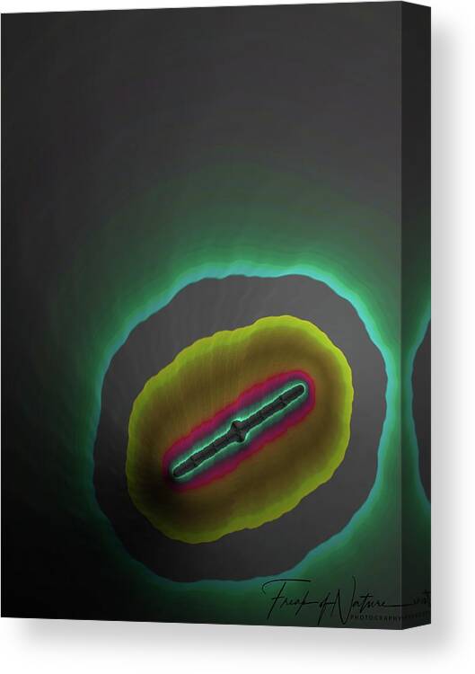 Abstract Canvas Print featuring the photograph Stellar Orbit by Keith Lyman