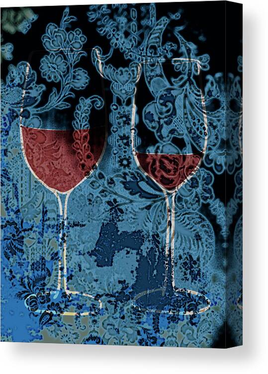 Frank Tschakert Canvas Print featuring the painting Summer Wine by Frank Tschakert