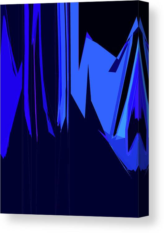 Abstract Canvas Print featuring the digital art Supplication 2 by Gina Harrison