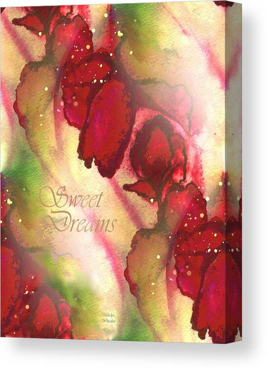 Sweet Dreams Canvas Print featuring the painting Sweet Dreams by Melodye Whitaker