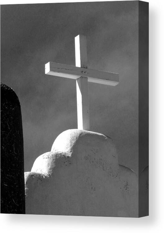 Taos Pueblo Canvas Print featuring the photograph Taos Pueblo Church 2 by JustJeffAz Photography