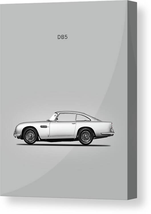 Aston Martin Db5 Canvas Print featuring the photograph The DB5 by Mark Rogan
