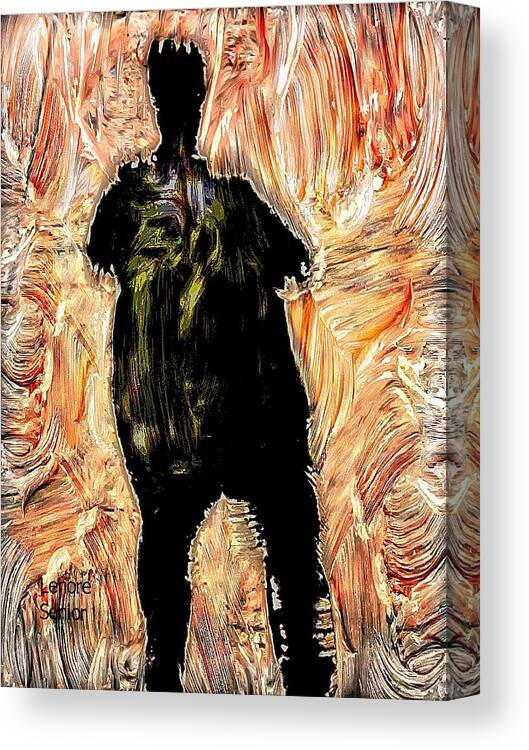 Abstract Canvas Print featuring the photograph The Fat Lady Sings by Lenore Senior