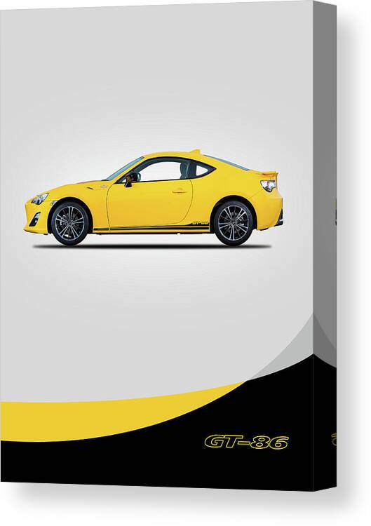 Toyota Gt86 Canvas Print featuring the photograph The GT-86 by Mark Rogan