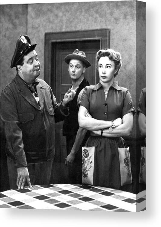 Publicity Photo Canvas Print featuring the photograph The Honeymooners 1950s by Mountain Dreams