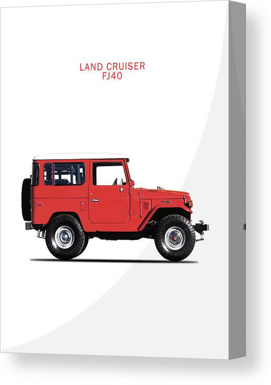 Land Cruiser Fj40 Canvas Print featuring the photograph The Land Cruiser FJ40 by Mark Rogan