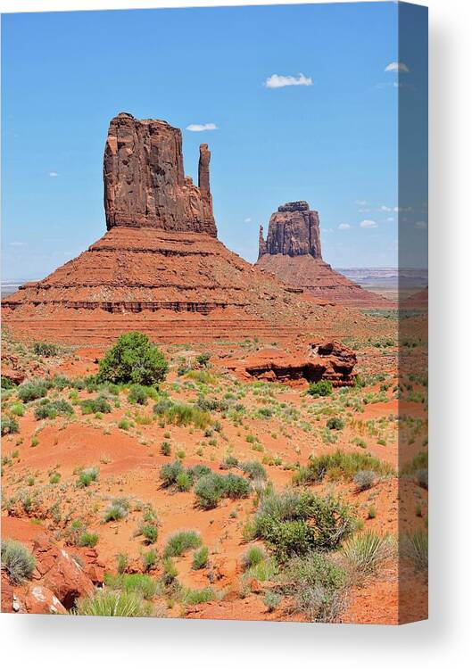 Monument Valley Canvas Print featuring the photograph The Mittens by Connor Beekman