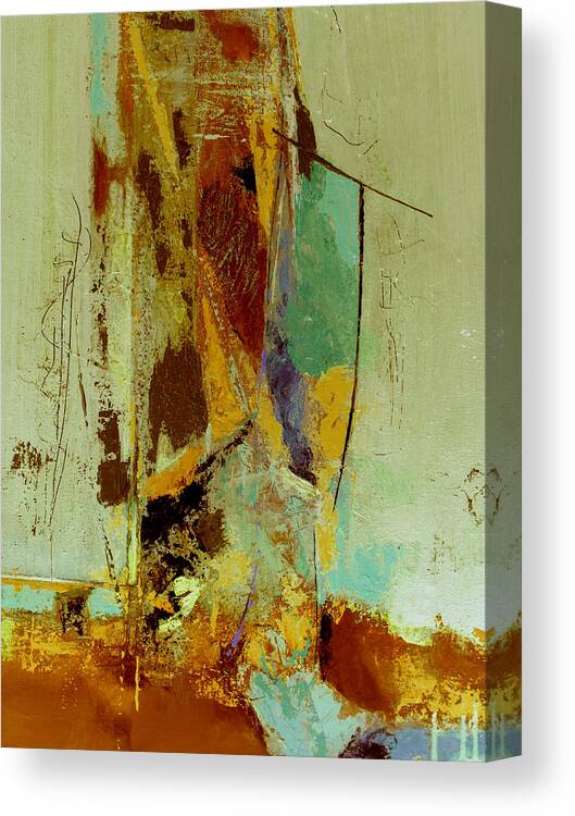 Abstract Canvas Print featuring the painting The Testimony by Ruth Palmer