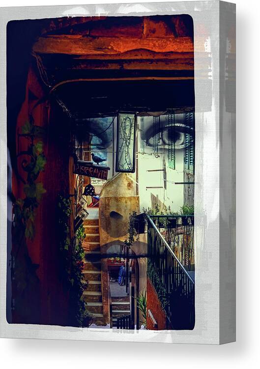 Diner Canvas Print featuring the photograph Time for diner by Gabi Hampe