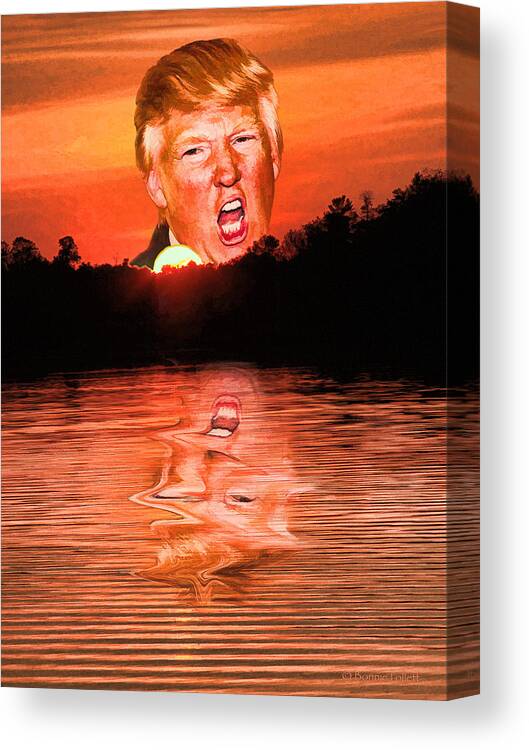 Trumpset 3 Canvas Print featuring the photograph Trumpset 3 by Bonnie Follett