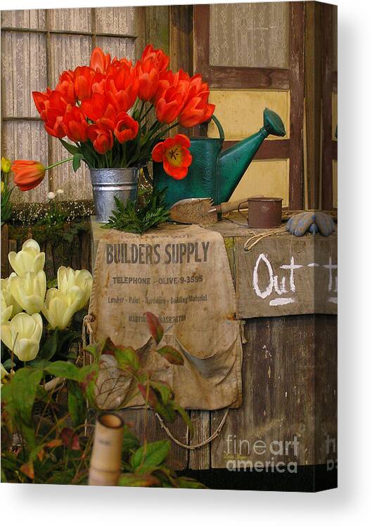 Tulips Canvas Print featuring the photograph Tulip Town by Louise Magno