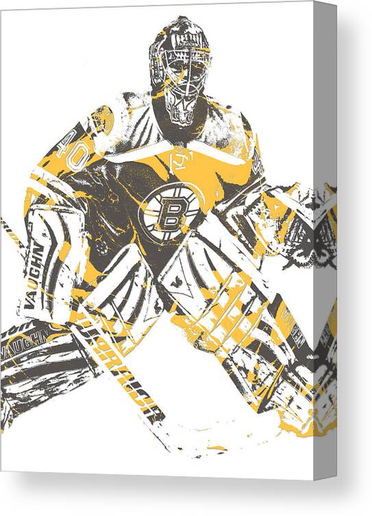 Tuukka Rask Boston Bruins Oil Art 2 Poster by Joe Hamilton - Fine