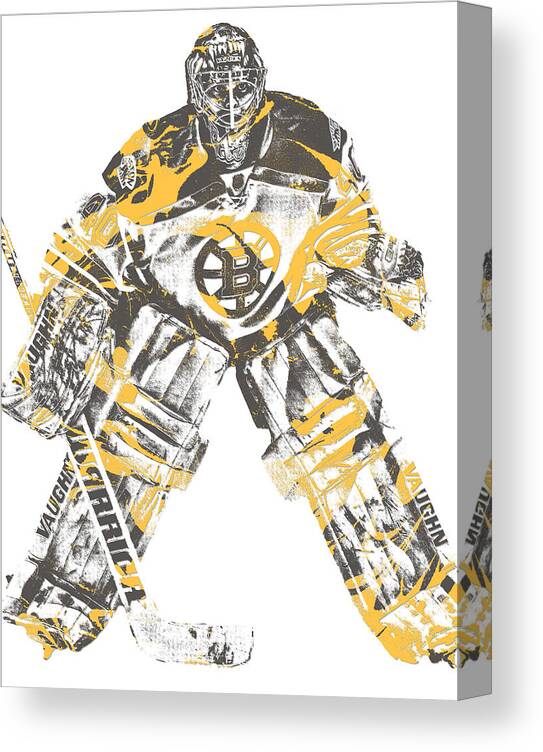 Tuukka Rask Boston Bruins Oil Art 2 by Joe Hamilton
