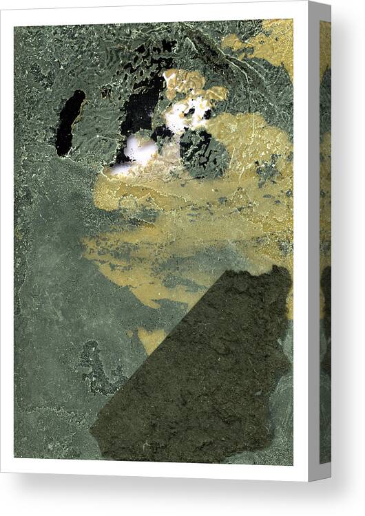 Abstract Photograph Canvas Print featuring the digital art Untitled 9 Cr Bdr by Doug Duffey