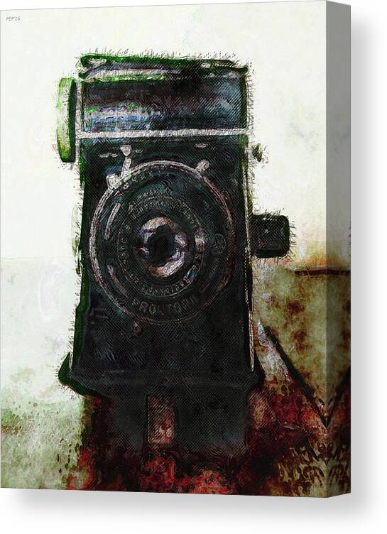 Photography Canvas Print featuring the photograph Vintage Camera by Phil Perkins