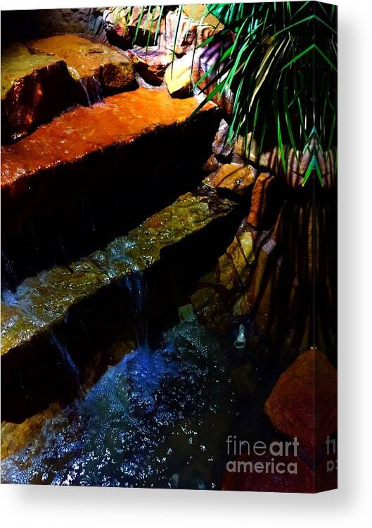 Photograph Still Image Non Specific Image All Sizes And Prints Photograph Visit My Photographs Gallery Canvas Print featuring the digital art Water Fall by Gayle Price Thomas