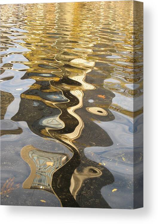 Water Canvas Print featuring the photograph Water Pattern by Alfred Ng