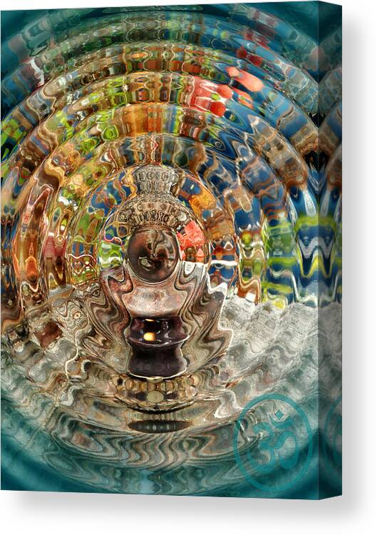 Trippy Canvas Print featuring the photograph Zenergy by Cindy Greenstein