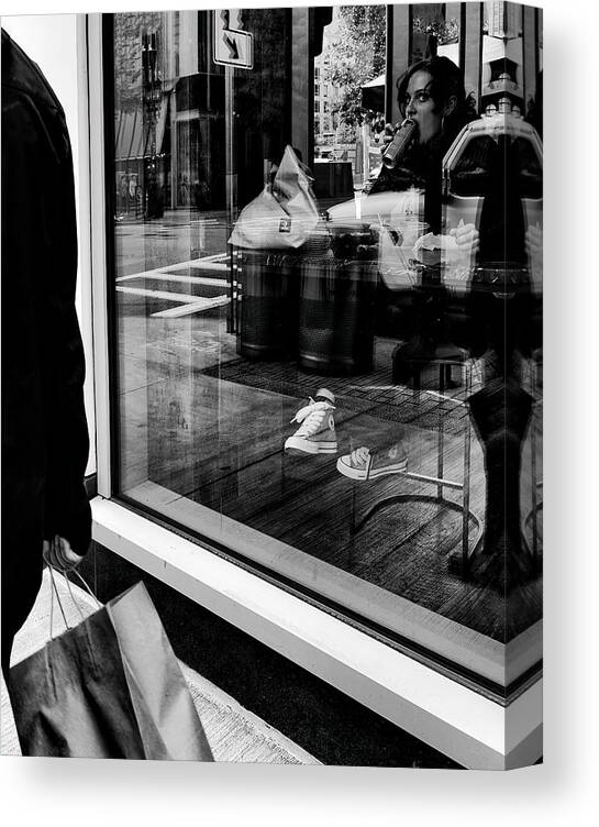 Street Canvas Print featuring the photograph Expressive #1 by John Hoey