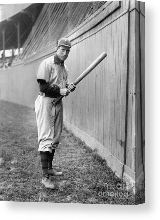 Sports Bat Canvas Print featuring the photograph National Baseball Hall Of Fame Library #126 by National Baseball Hall Of Fame Library