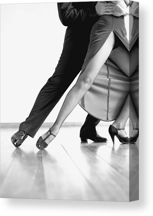 People Canvas Print featuring the photograph Tango Dancers #3 by David Sacks