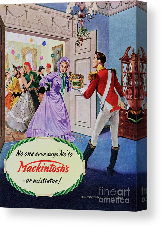 People Canvas Print featuring the photograph Mackintoshs Quality Street #6 by Picture Post