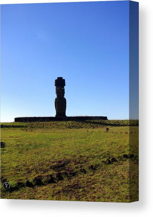 Easter Island Chile Canvas Print featuring the photograph Easter Island Chile #73 by Paul James Bannerman