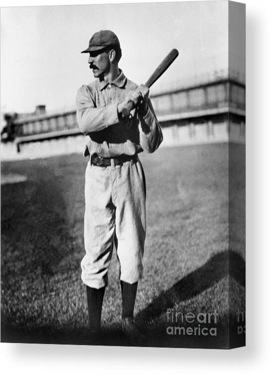 Sports Bat Canvas Print featuring the photograph National Baseball Hall Of Fame Library #75 by National Baseball Hall Of Fame Library