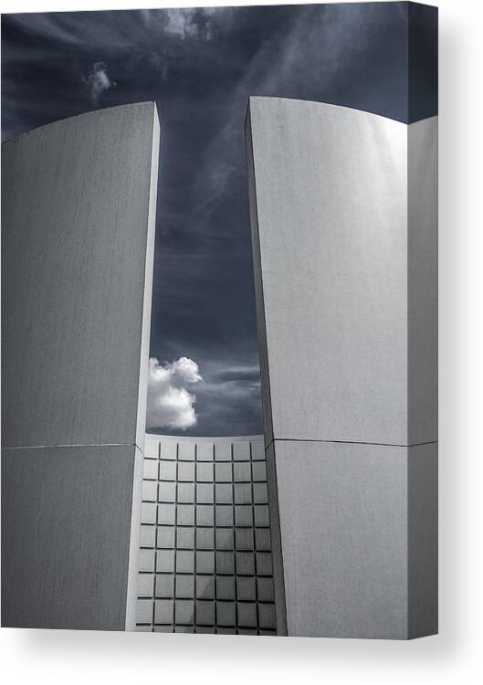 Abstract Canvas Print featuring the photograph A Place For Meditation by Luc Vangindertael