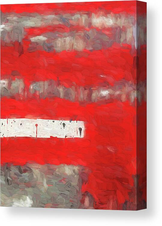 Abstract Left Side Canvas Print featuring the photograph Abstract Left by Rich Franco