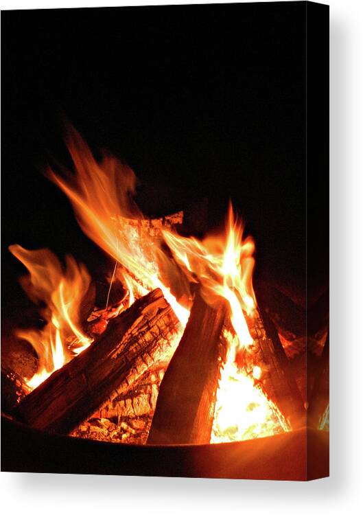 All Fired Up Canvas Print featuring the photograph All Fired Up 10 by Cyryn Fyrcyd