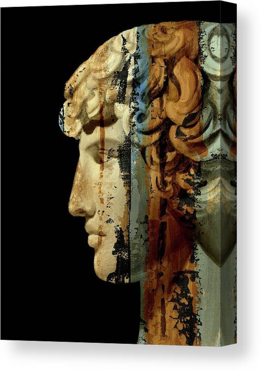 Fashion & Figurative Canvas Print featuring the painting Ancient Mythology II by Ethan Harper